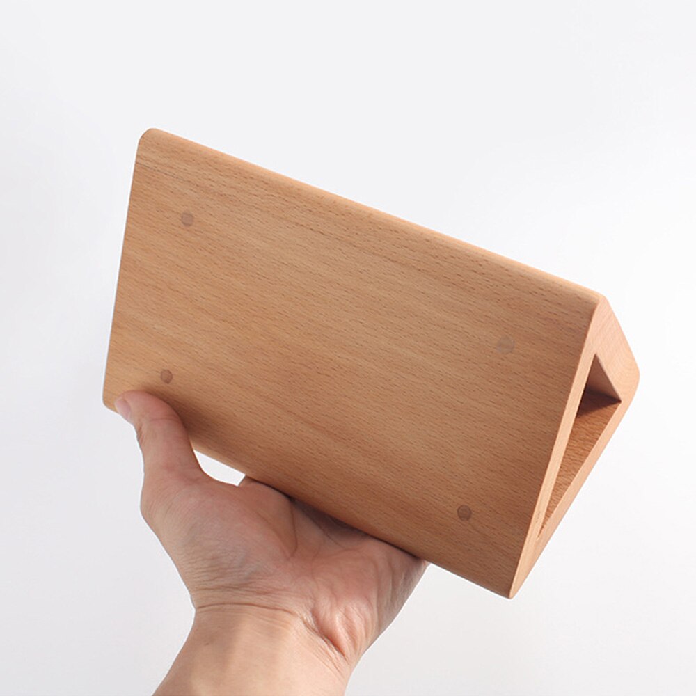Moule à pâte à plier triangulaire pour l&#39;artisanat du cuir, outil de pliage auxiliaire en bois de hêtre, rayon fixe R10/R12/r15 mm
