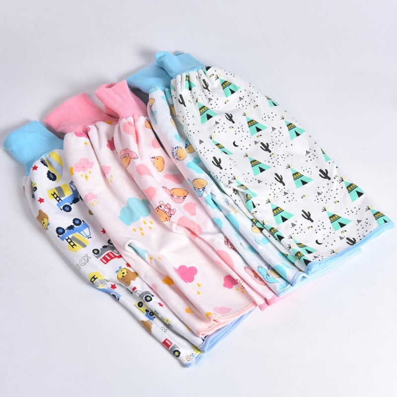2 in 1 comfortabele babyluier rok shorts puur katoen anti-bedplassen waterdicht absorberend wasbaar trainingsluierbroekje