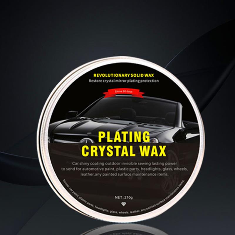 Set de chapado en cristal de cera para coche, cera Carnauba para pintura brillante, revestimiento de cuidado, pequeño reparador para arañazos, mantenimiento para coche
