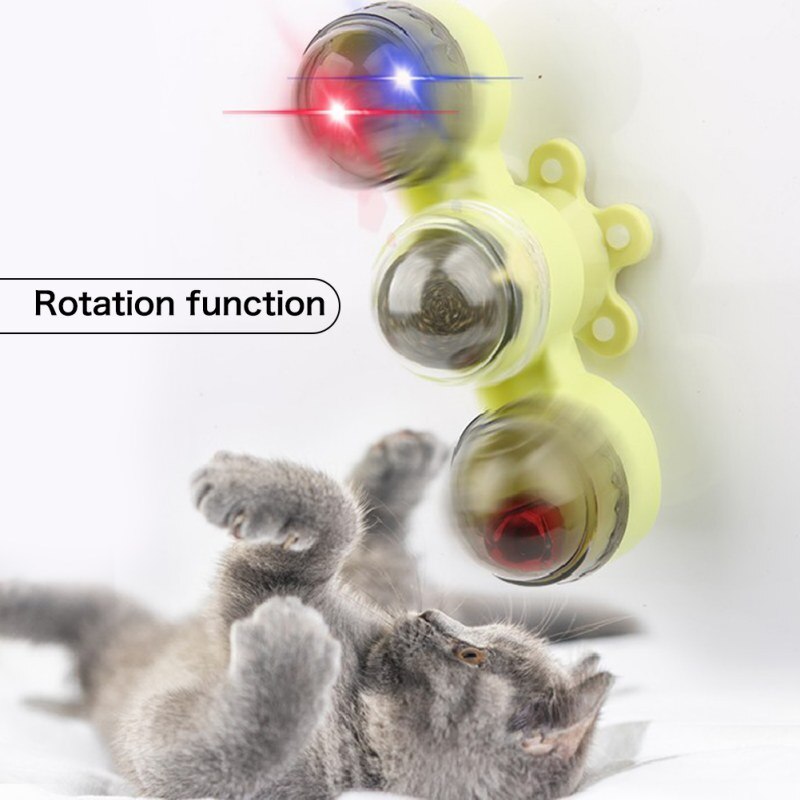 Moulin à vent chat jouet plateau tournant taquin interactif chat jouets interactif avec cataire chat gratter chatouillement animal balle jouets chat fournitures