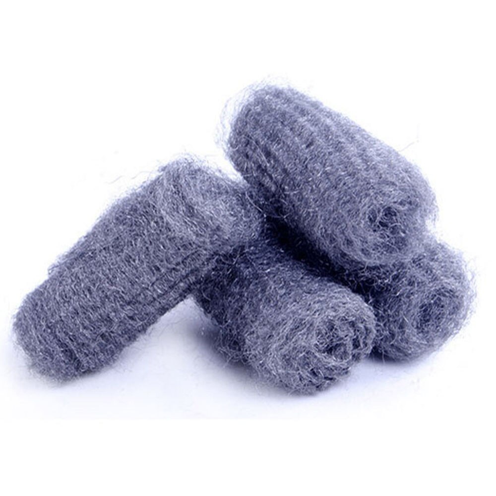 12 sztuk/partia gąbka metalowa siatka Super detergentu narzędzie kuchnia wełna stalowa odtłuszczania narzędzie robić czyszczenia garnek szczotka magia odkurzacz