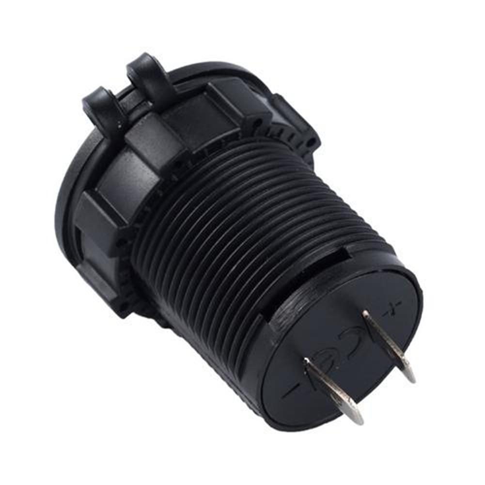 Cargador de teléfono móvil para coche y motocicleta, 12V, USB Dual 5V 4.2A, cargador con 0,6 metros, sin adaptador de enchufe, accesorios, USB Dual