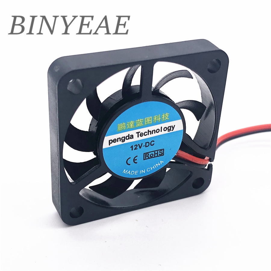 Ventilador silencioso en miniatura para ordenador portátil, 40x40x7MM, 5v, 4007 a, 12V, 0.1A, ventilador para tarjeta gráfica, 2 pines