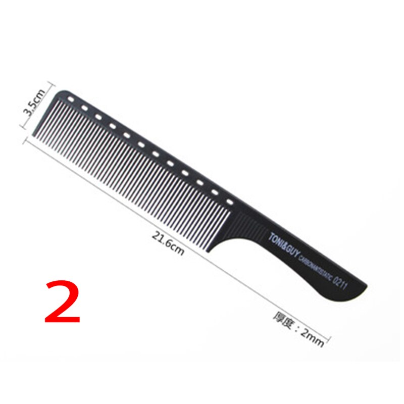 Peine antiestático para peluquería, peines de pelo liso, cepillos de peluquería, herramientas de estilismo, accesorios de peluquero: Type 2