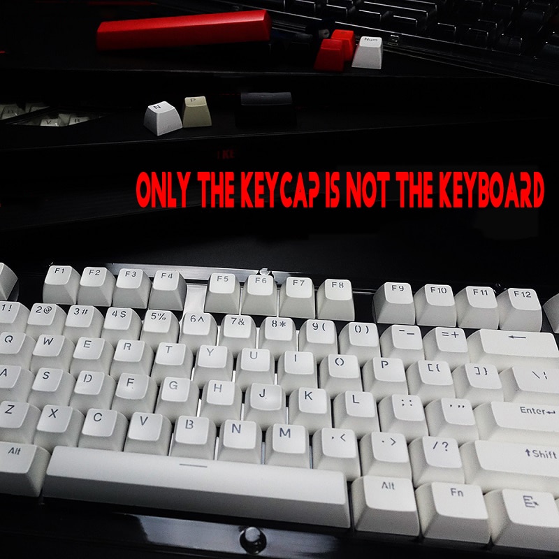 104 Key SA keycap Height Profile PBT Profile CARBON ZEALER Keycaps Backlit For Cherry mx Switch Mechanical Keyboard Cross Shaft