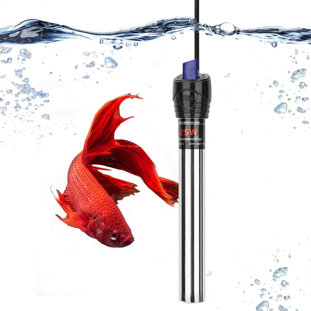 Resun RS-25W/50W/100W/200W/300W Aquarium Heizstab Aquarium Konstante temperatur Stange Aquarium Heizung Aquarium Zubehör