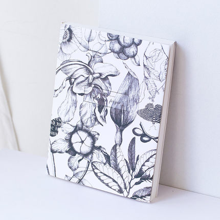 1pcs Thickened Sketch Blank Paper Sketchbook 16K Picture Book Hand-painted Special Art Painting Graffiti Watercolor Painting: black