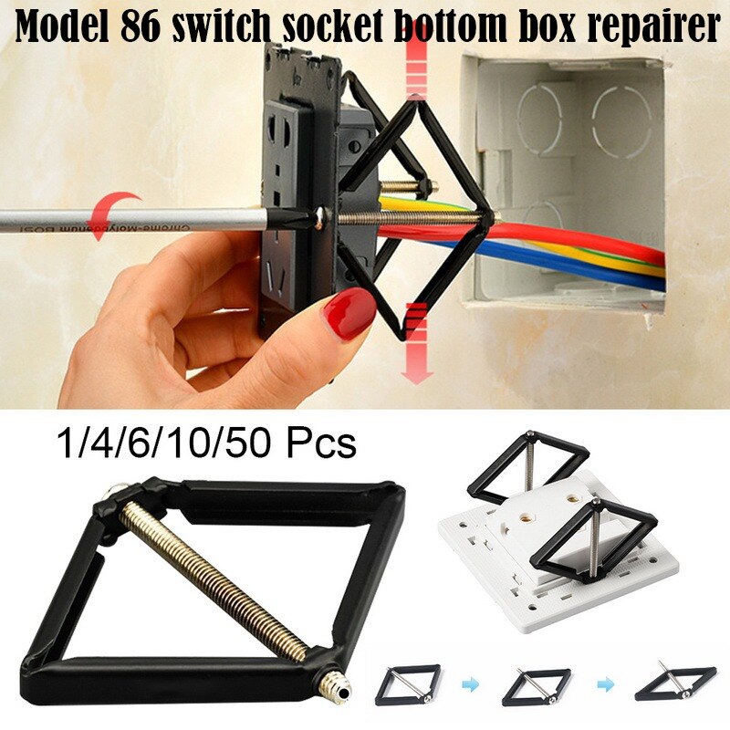 Wall-mounted Switch Box 86 Type Cassette Bottom Box Repairer Switch Socket bottom Box repair Rescue Universal Pole Line Boxes