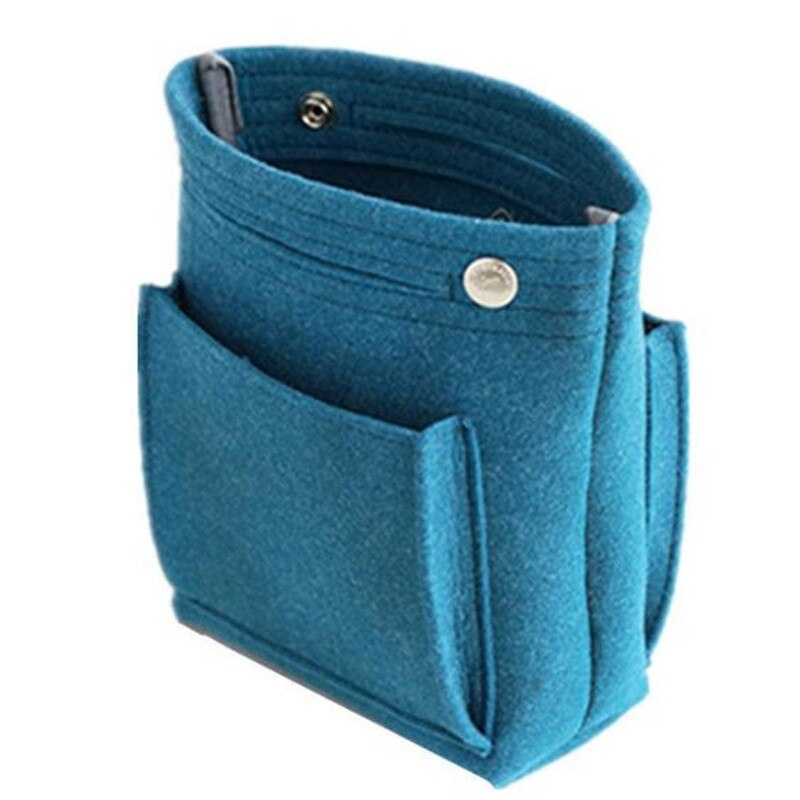 Felt Cosmetic Bag Travel Accessories Makeup Storage Organizer Purse for Women Portable Handbag Wash Toiletry Pouch