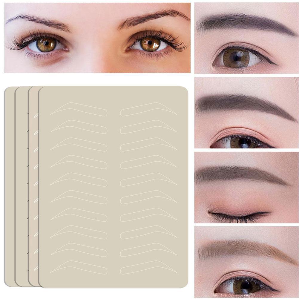 Microblading levert wenkbrauwoefeningen latex huid permanente tatoeage training nodig lijn geen make-up zijstippen inkt wenkbrauw bot  g9 j 2