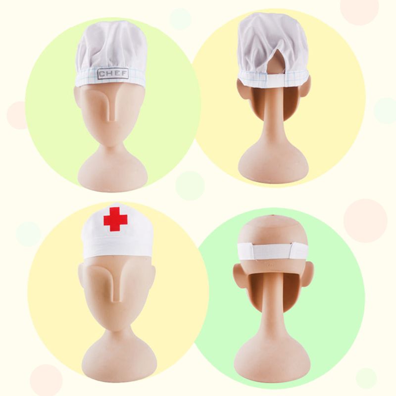 Enfants Cosplay carrière ensemble de costumes pompier policiers infirmière Chef semblant jouer tenue Halloween partie Roleplay vêtements Kit