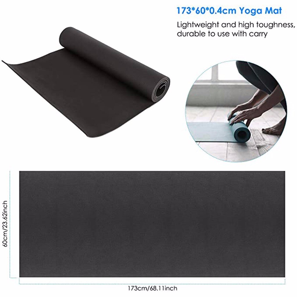 Yoga Mat Anti-Slip Sport Fitness Mat 4Mm Dik Eva Comfort Foam Yoga Mat Voor Oefening, yoga, En Pilates Gymnastiek Mat