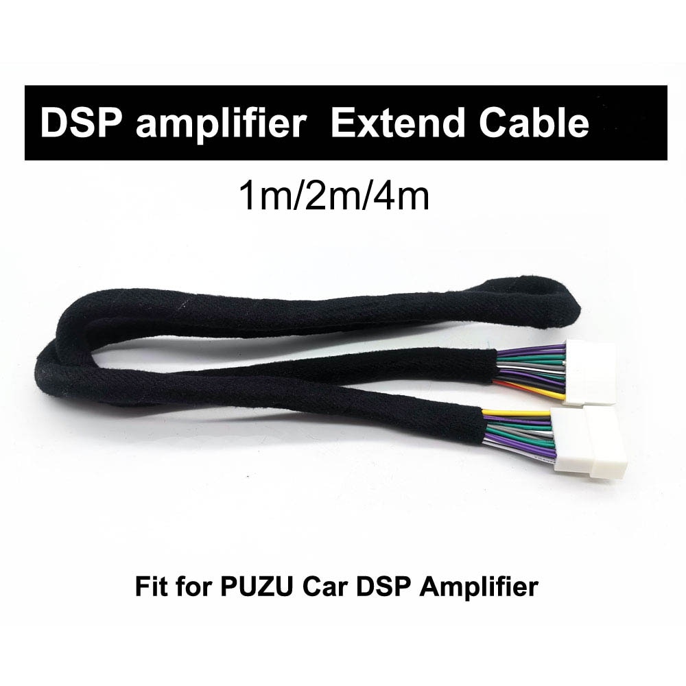 Puzu Auto Dsp Versterker Extend Kabel Zuiver Koper Materiaal Plug & Play