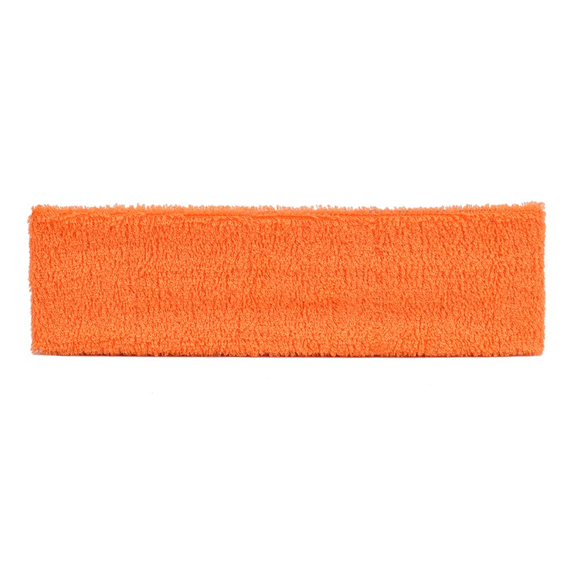 Kvinder / mænd pandebånd bomulds svedbånd pandebånd yoga gym stretch hovedbånd til sport elastik svedbånd sportssikkerhed 1pc: Orange