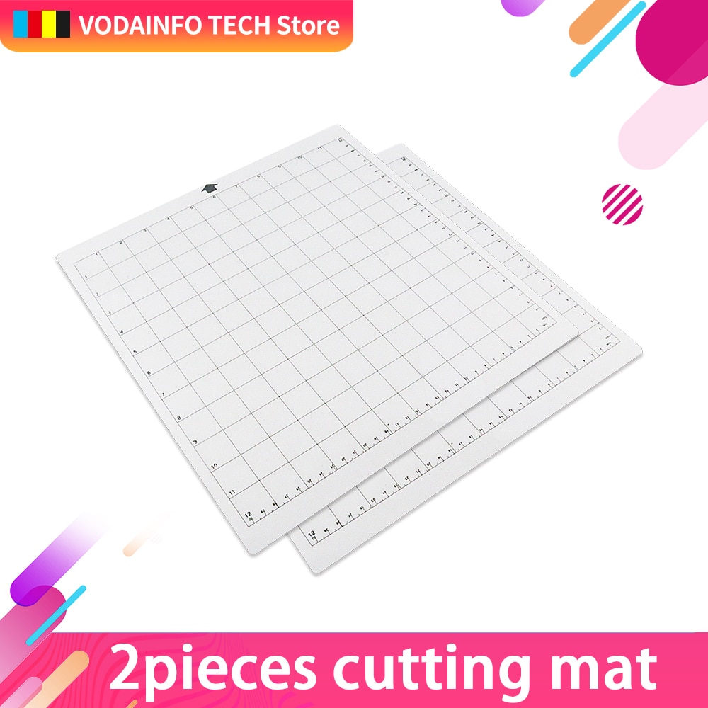 3pcs Replacement Cutting Mat Transparent Adhesive Mat with Measuring Grid for Silhouette Cameo Plotter Machine