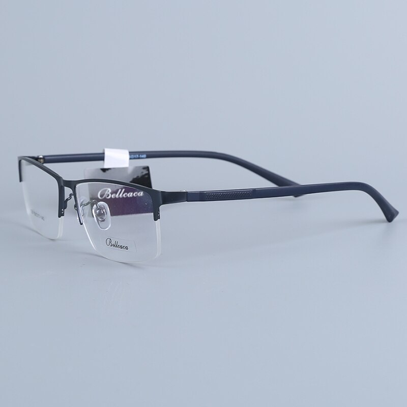 Bellcaca Brilmontuur Mannen Brillen Computer Bijziendheid Optische Prescription Eye Clear Lens Glazen Frame Voor Mannelijke Eyewear 030: 030 Blue