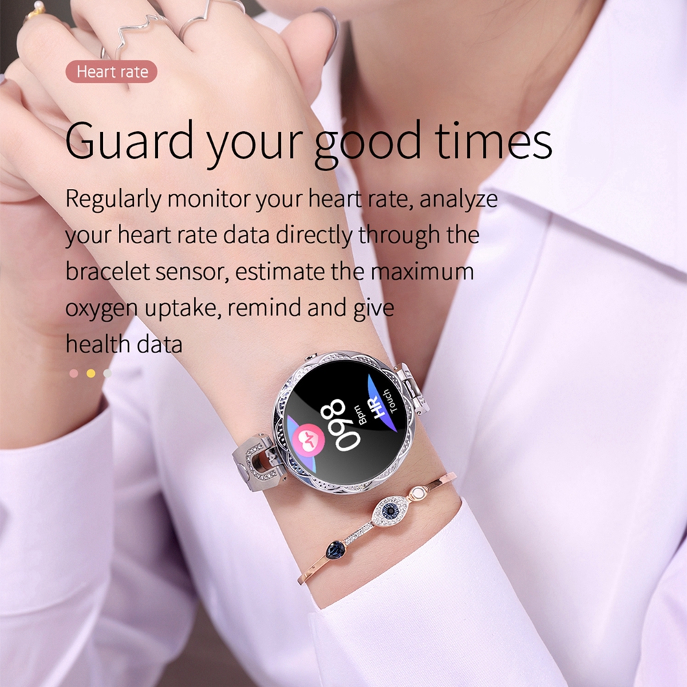 LEMFO Vrouwen Smart Horloge Waterdicht Hartslag Bloeddrukmeter Smartwatch Voor Dames Horloge Armband