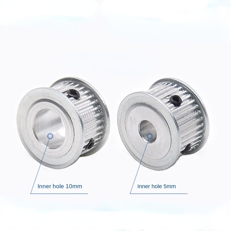 Two-Side Flat Mxl32 Tooth Synchronous Belt Pulley Slot Width 6/10mm Inner Hole 4/5/6/6.35/7/8/10/12/12.7mm