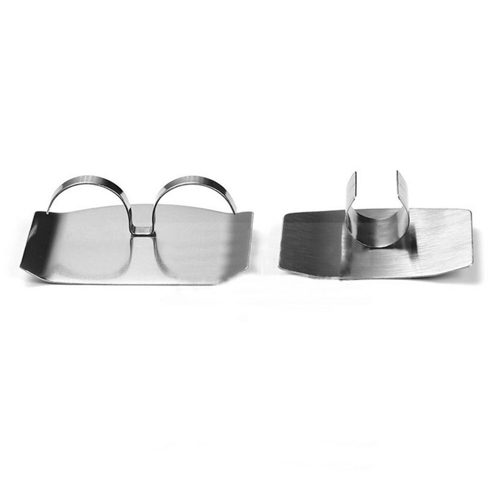 Finger Guard Protection Finger Chop Safe Slice Stainless Steel Kitchen Hand Protector Knife Finger Protection Tools