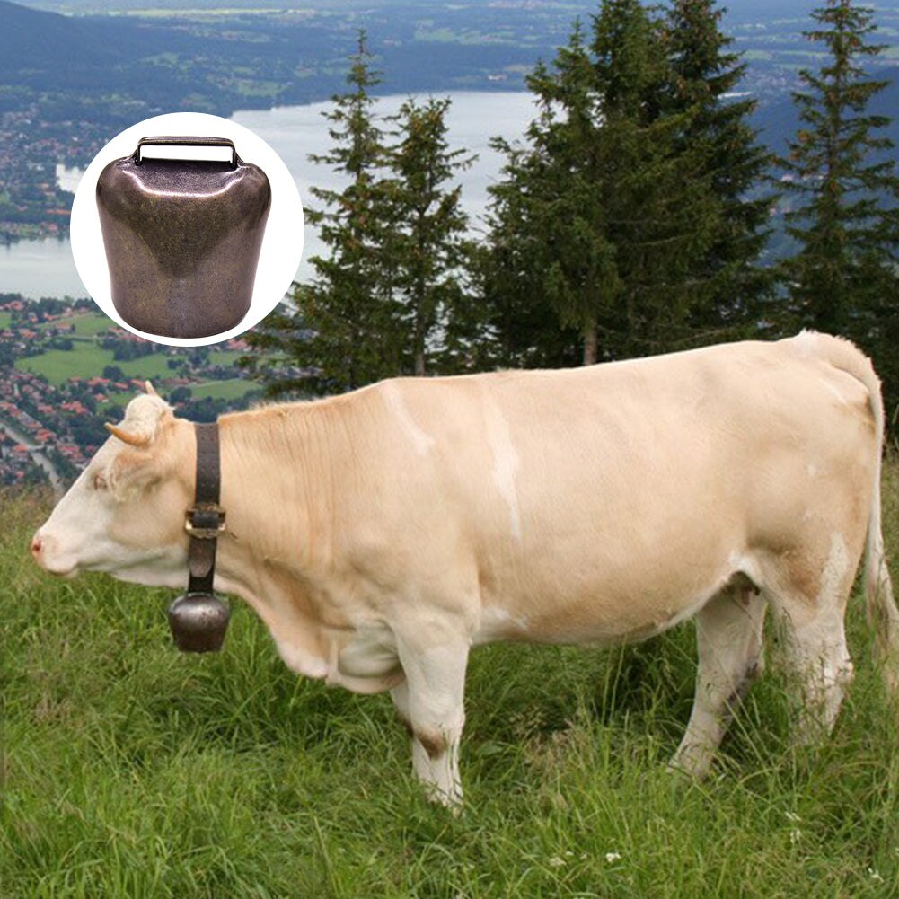 Livestock Cow Horse Sheep Cattle Grazing Bell Upgraded Version Anti Lost Loud Bell Anti Theft Metal Bell Farm Animal Supplies