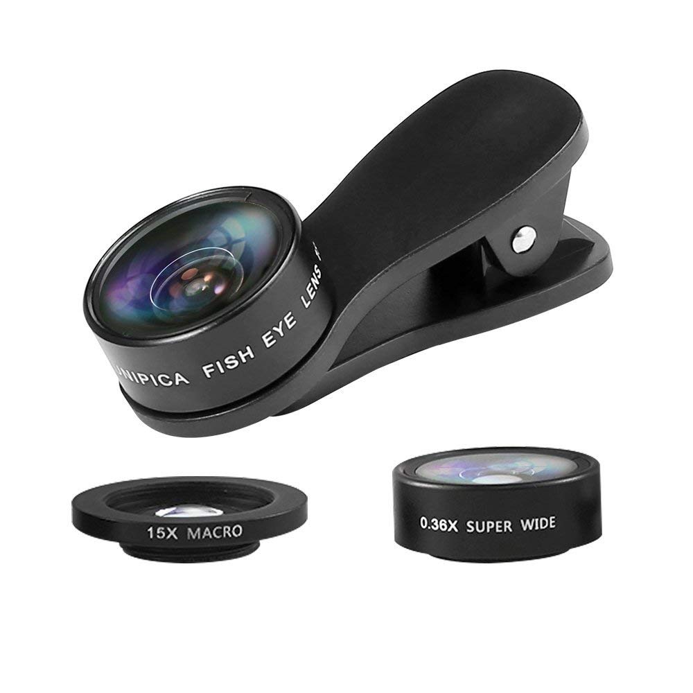 Telefoon Camera Lens, Badalink 2 in 1160 Graden 0.45X Super Lens