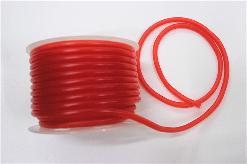 10M Motorfiets Brandstof Slang Olie Buis Pijpleiding Rubber Lijn Universele Voor Motocross Dirt Bike Atv Racing Sport Bike Off road: clear red