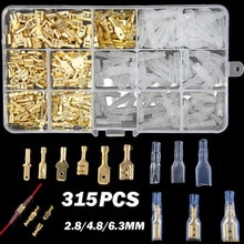 315Pcs Insulated Male Female Wire Connector Electrical Wire Crimp Terminals Spade Connectors Assorted Kit