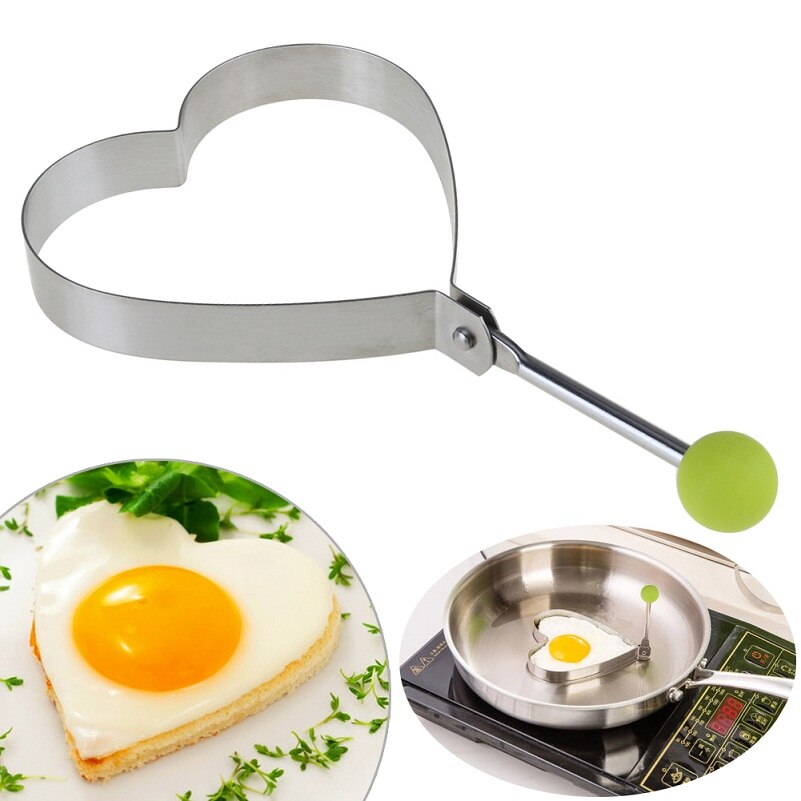 Nonstick Pancake Maker Egg Ring Maker Silicone Pancakes Molds Easy Omelette Tools DIY Kitchen Baking Accessories: E