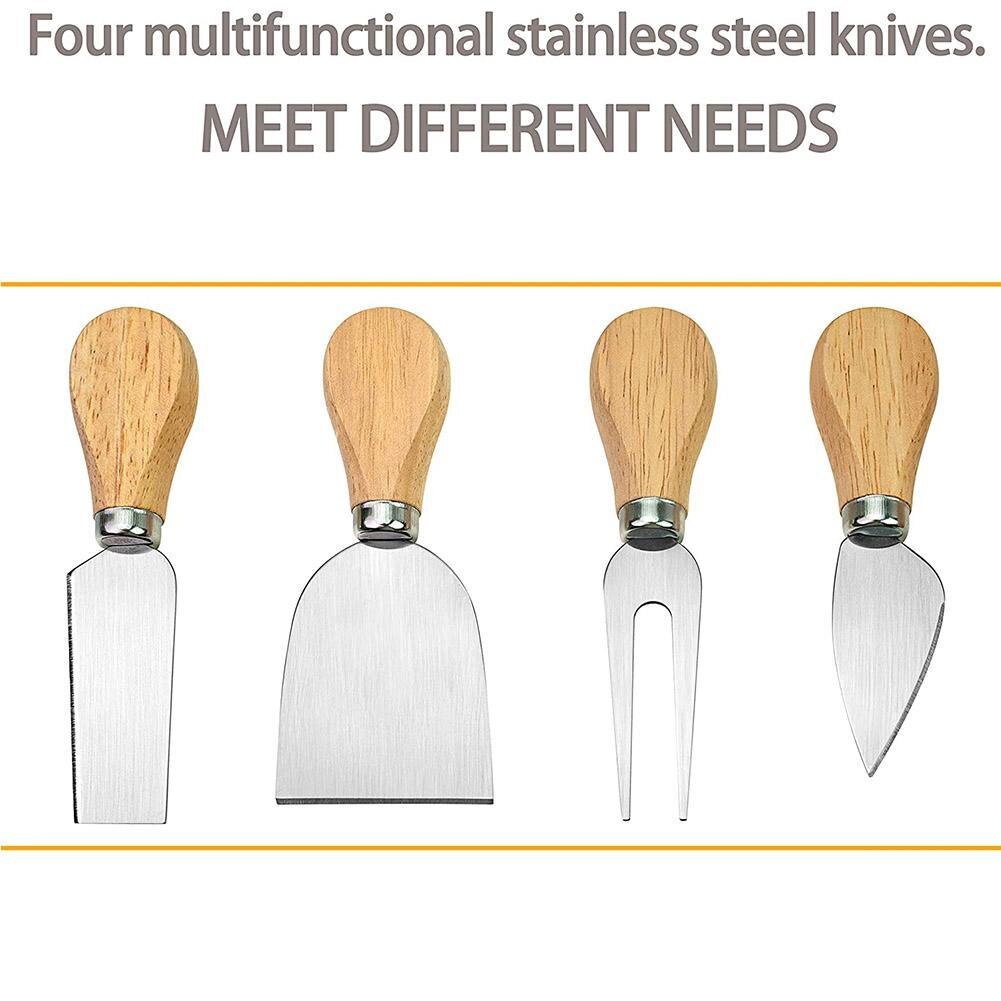 Rubber wood cheese board cheese pizza cutting plate cheese board cheese