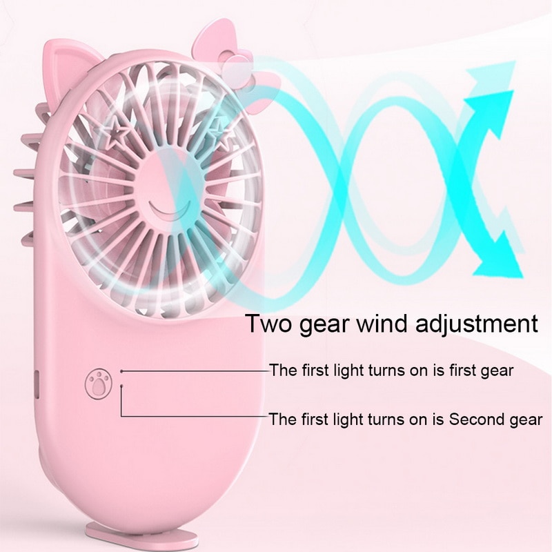 Mini Pocket Fans Usb Lading Mini Hold Fans Student Buiten Brengen Draagbare Kleine Ventilator Dc Mini Luchtkoeler Ventilador