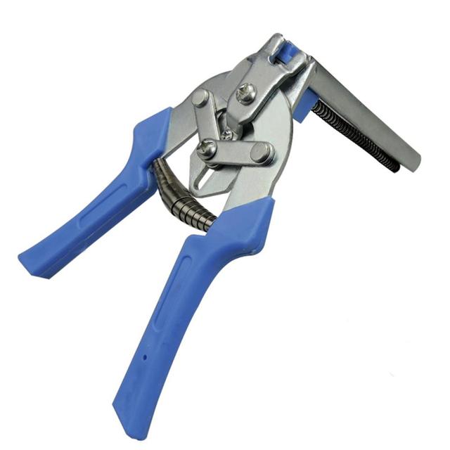 4 lådor *600 st m form spik djur burar installerade spik kanin bur tång fåglar hund vaktel fjäderfä bur installerade fästklämma: Vit