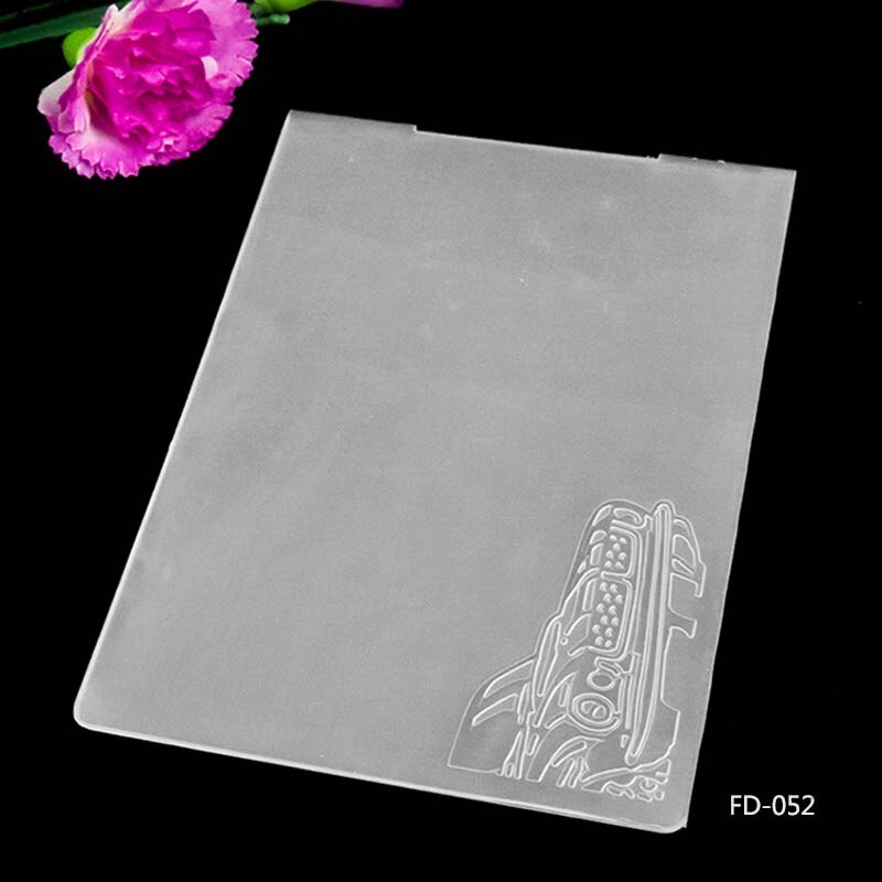 AZSG Embossing Mappen Collection 3 van Mappen voor Scrapbook Map voor Scrapbook DIY Album Card Tool Plastic Template: fd092