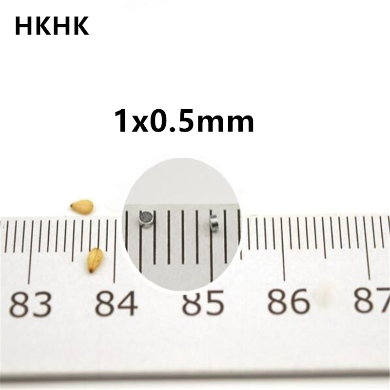 100/200/500PCS magnet encoder 0.5mm strong magnetic standard 1x0.5 mm