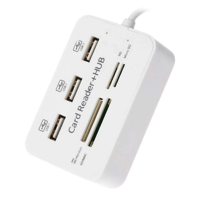 Type C Naar 3 Usb-poorten Hub Adapter, type C Naar 3 Poorten Usb 2.0 High Speed Hub Splitter Adapter Met Sd/Tf Card Reader