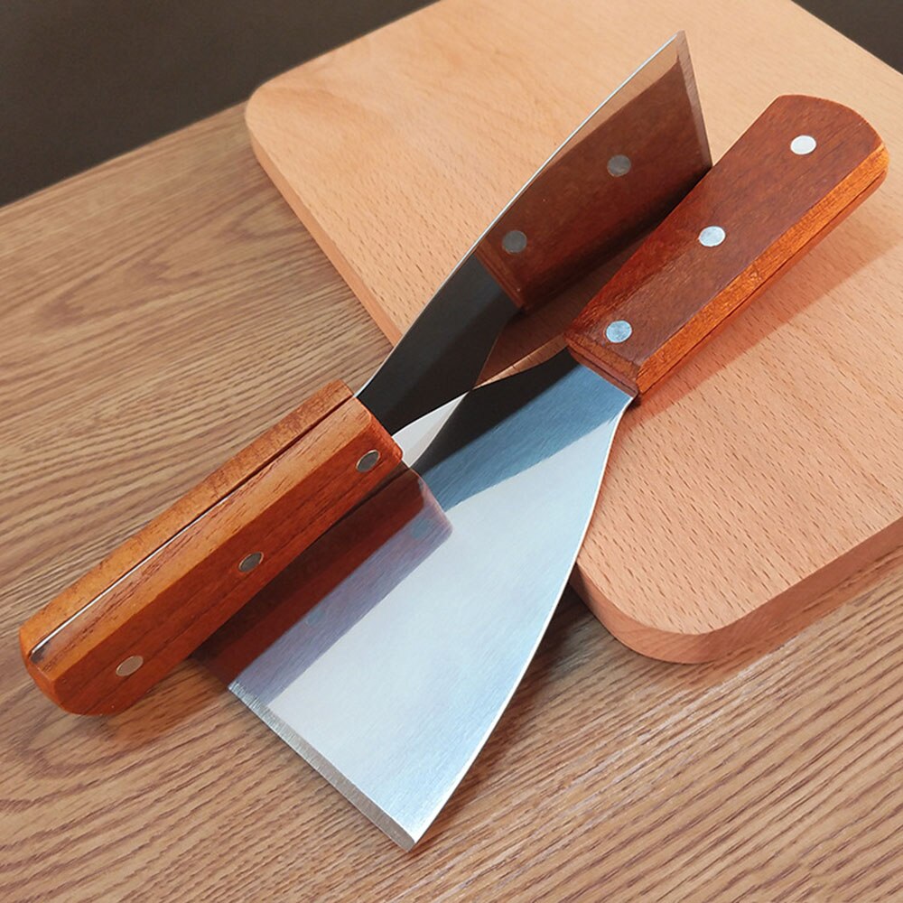 Stainless Steel Spatulas Dough Cutter Spatula Potato Knife Steak Shovel Salad Scraper Chopper Pizza Cake Bbq Baking Tools
