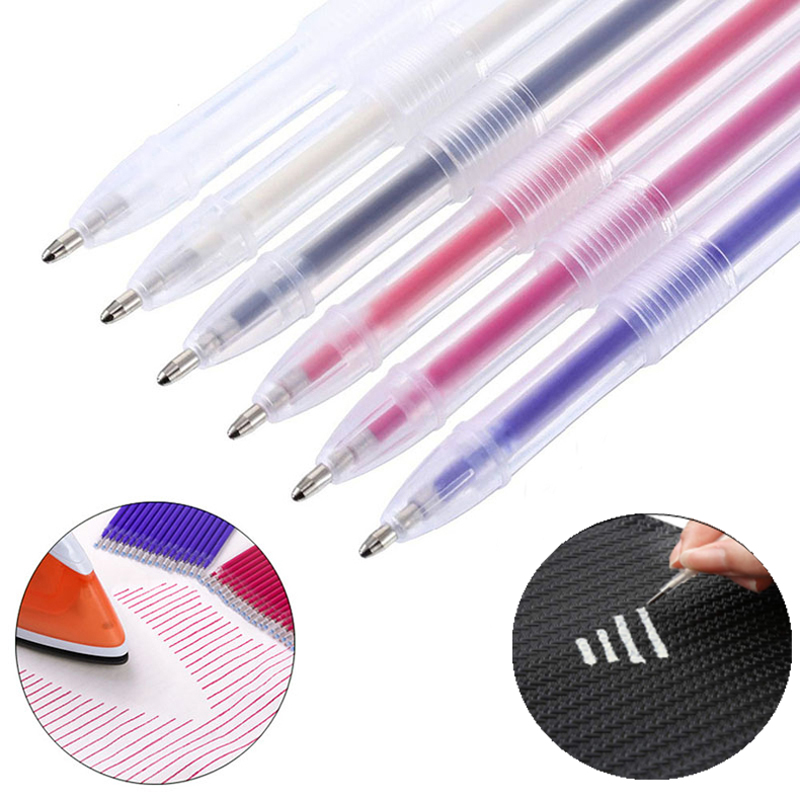 Haile Fabric Markers Fade Out for Drawing Lines Disappearing Marker Pens Patchwork Fabric PP Multi Purpose DIY Craft Sewing Tool