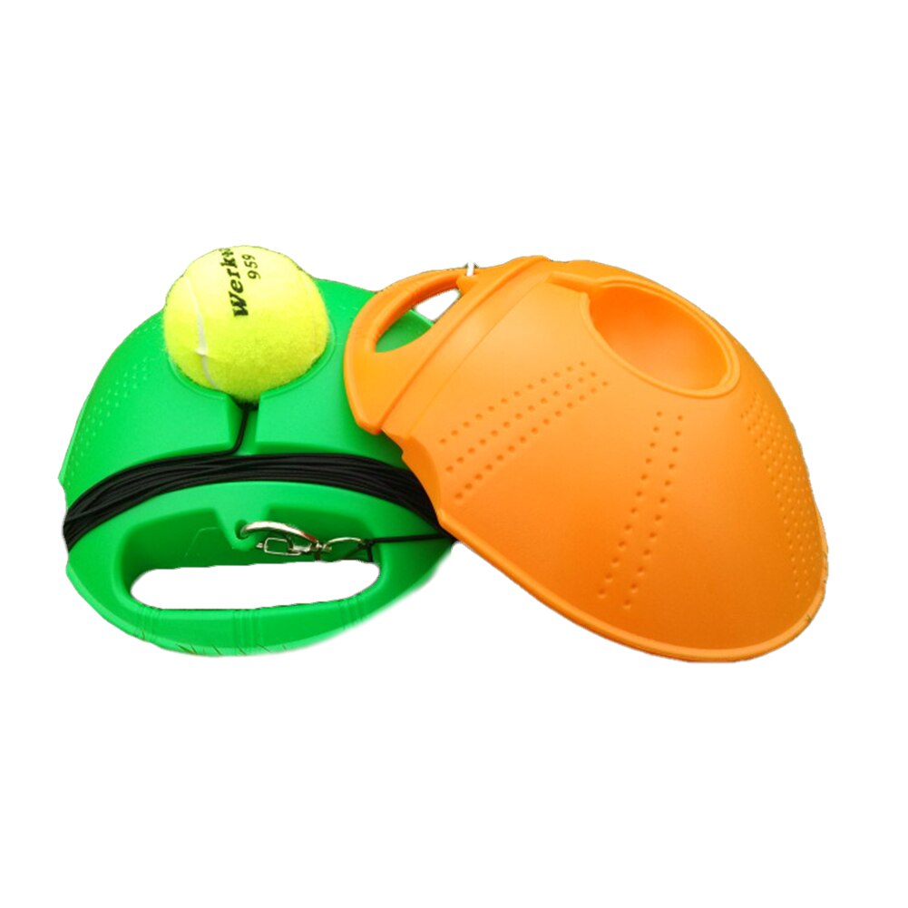 Profi Einzel Tennis Trainer Ausbildung Werkzeug Praxis Rebound Bälle Zurück Basis Ball UK: Orange