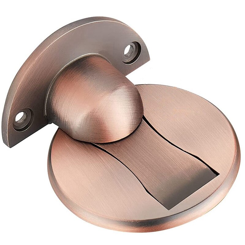 Floor Mount Magnet Door Stopper - Invisible Magnetic Door Stop, Magnets Door Stops Wall Prop Hold Open: Ivory