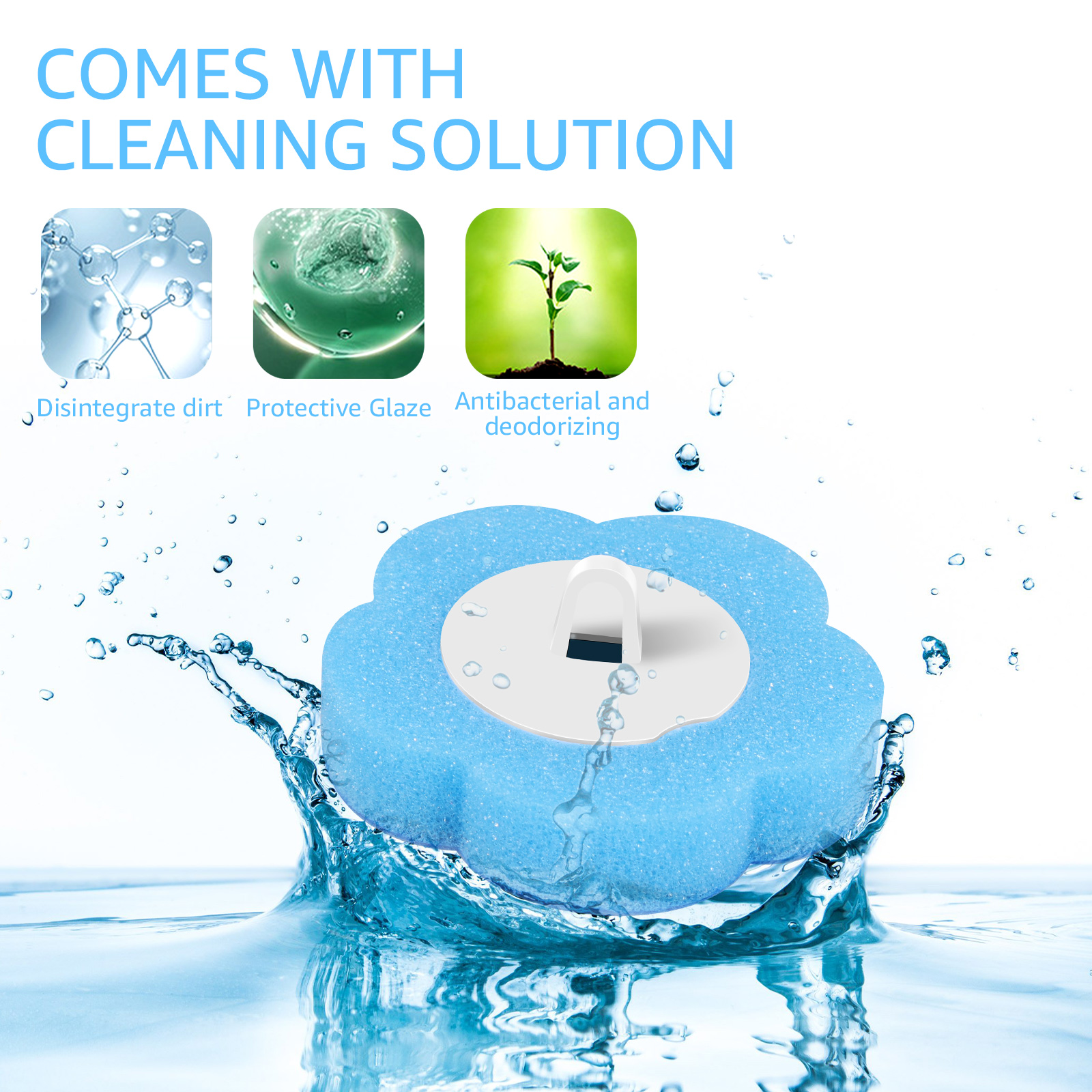 18/36 stk. toalettbørste engangs rengjøringssett for reservehoder toalettbørste med langt skaft toaletttilbehør verktøy