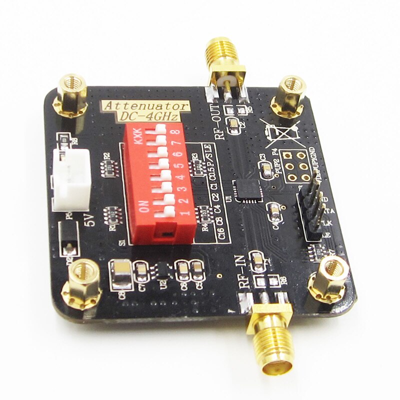 PE4302 Digital RF Step Attenuator Module High Linearity 50-ohm 0.5dB RF DSA