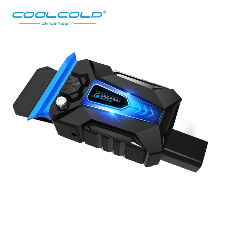 COOLCOLD Laptop Vacuum Cooler Fast Dropdown CPU Temperature Smart Laptop Cooling Pad with Powerful Fans For 12-17 inch Notebook