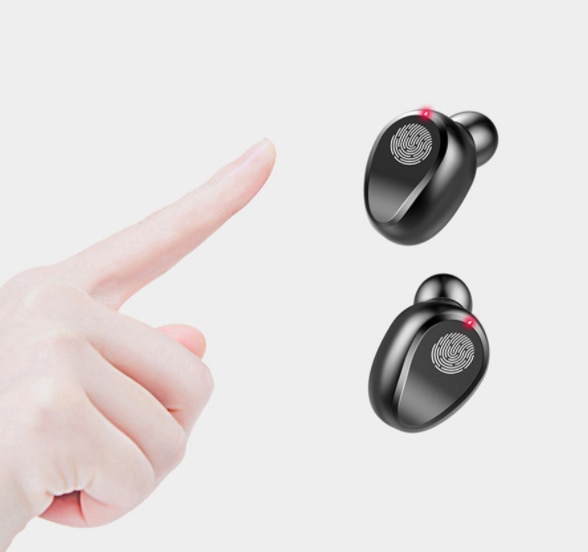 F9 Wireless Headphones Bluetooth 5.0 Earphone with Headphones Charge Box Sports Headset Ear Buds with Dual Microphone