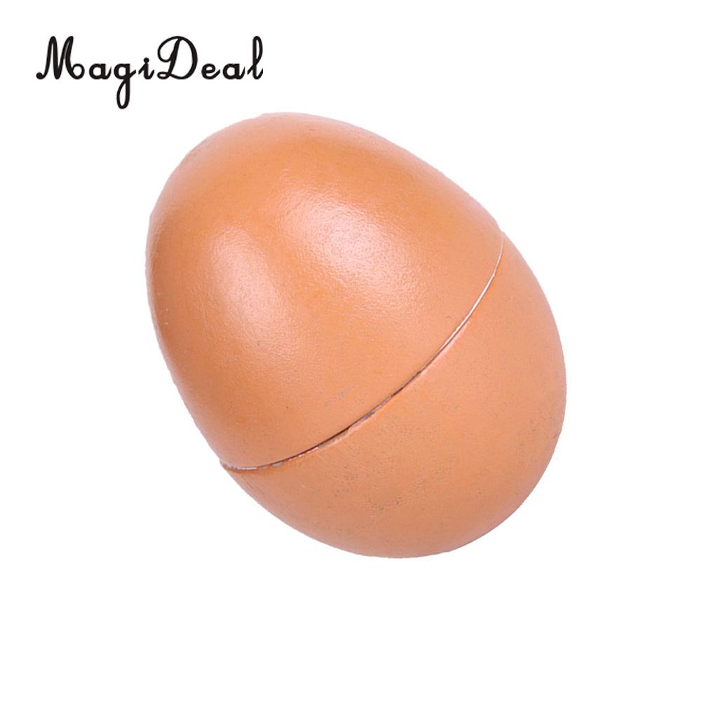 MagiDeal Simulatie 1 st Houten Magnetische Aangesloten Ei Kids Keuken Snijden Voedsel Pretend Rollenspel Game Speelgoed 6 cm
