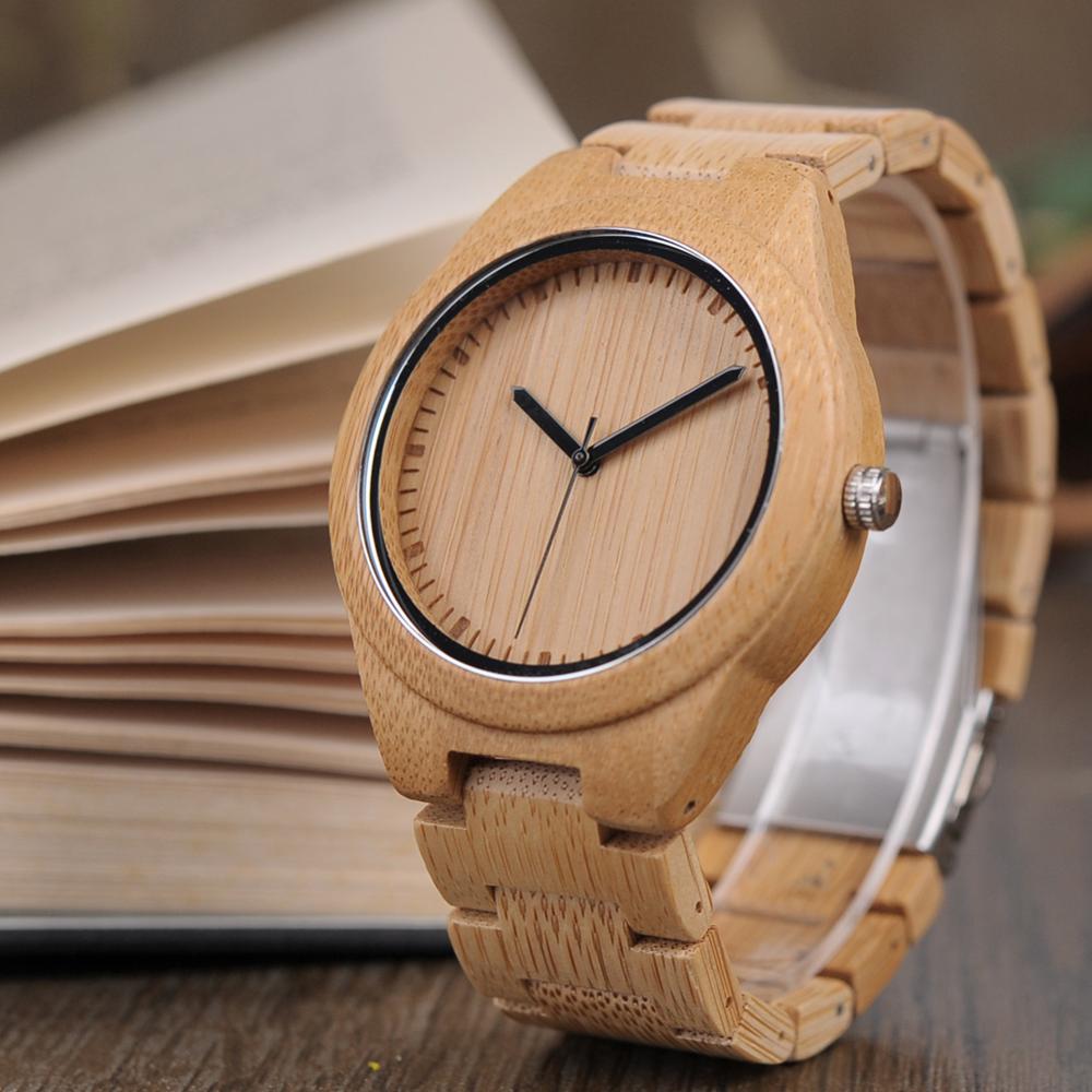 BOBO BIRD Man Wristwatch Wooden Analog Watch in wooden box