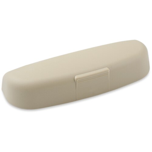 per Peugeot 206 207 307 308 408 508 2008 301 3008 macchina messa in piega Porta Occhiali da suola Scatola di Occhiali Scatola di Immagazzinaggio Della Cassa accessori auto: Beige