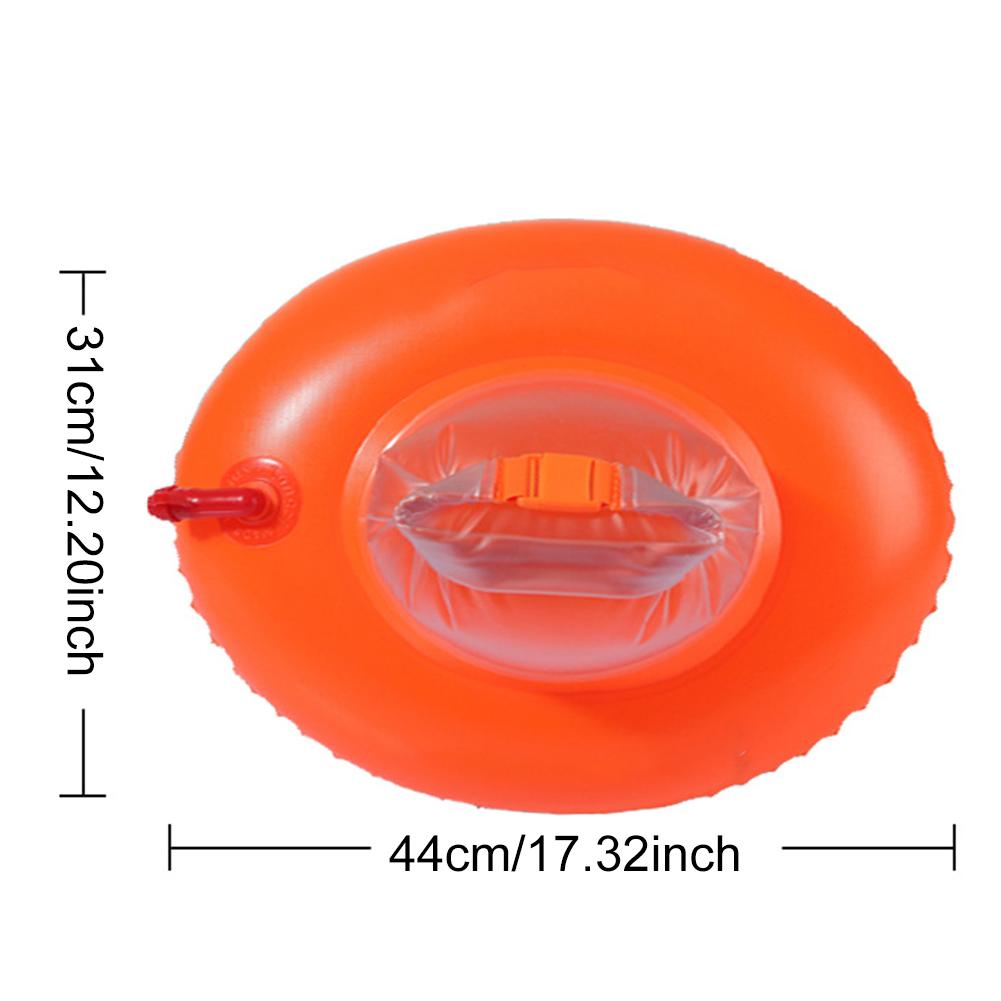 Outdoor Lifebelt PVC Swimming Buoy Safety Float Air Dry Bag Tow Float Swimming Inflatable Flotation Bag