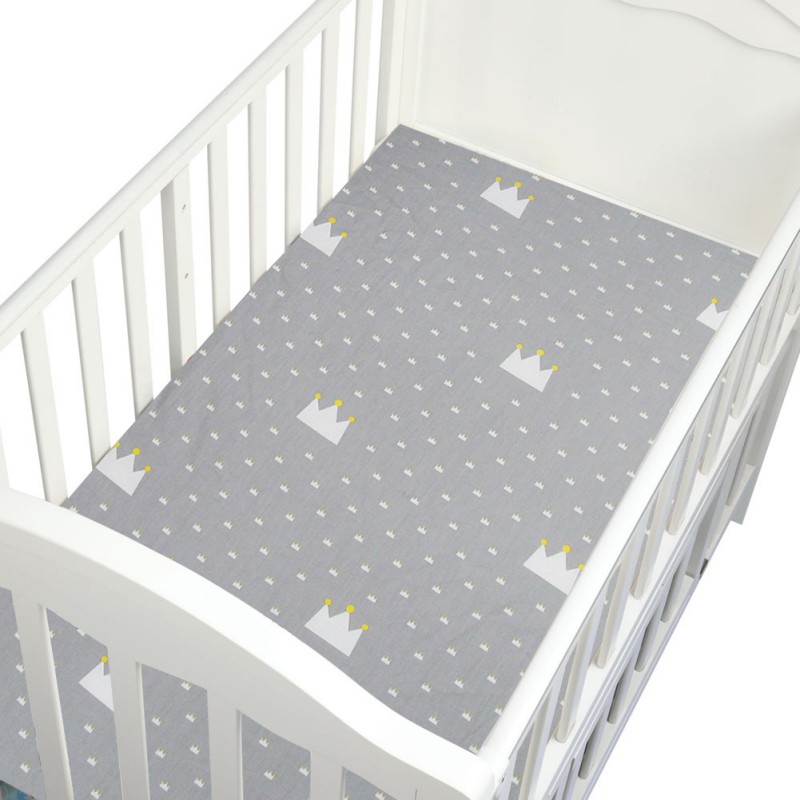 Crib Sheets Infant Baby Girl Boy Sheets Geometric Tree Fitted Crib Sheets Toddler Bed Mattresses Standard Mattress