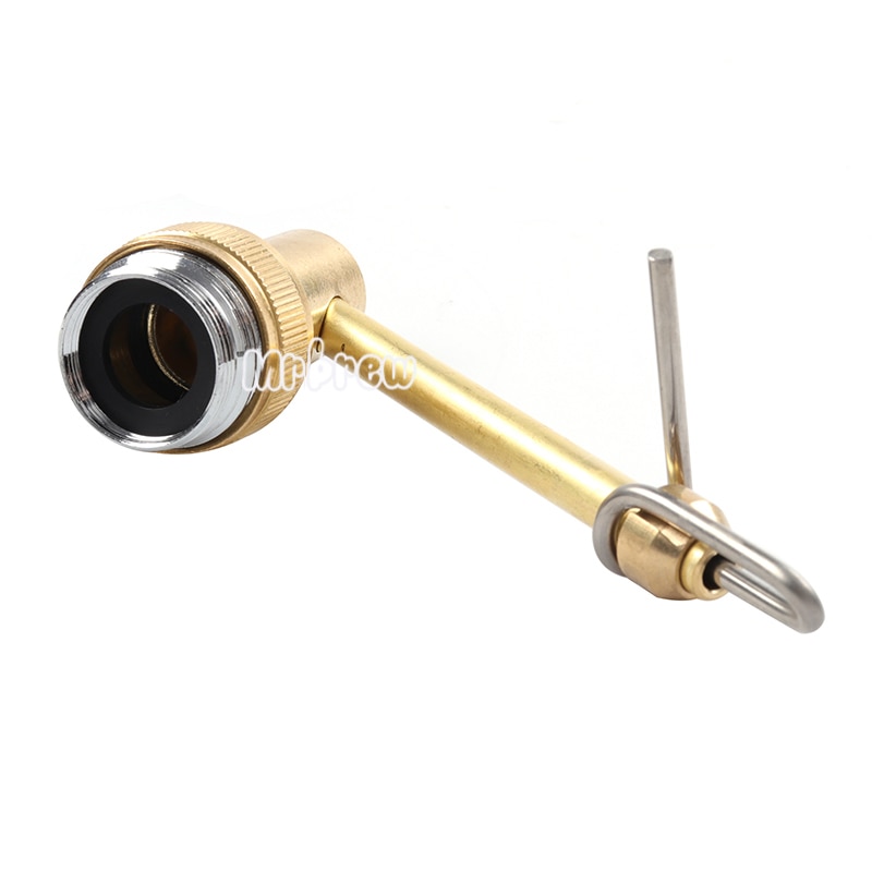 Brass Carboy & Jet Bottle Washer With Sink Faucet Adapter Beer Cleaning Homebrew Single Blast Wine Bottle Washer Wine Rinser