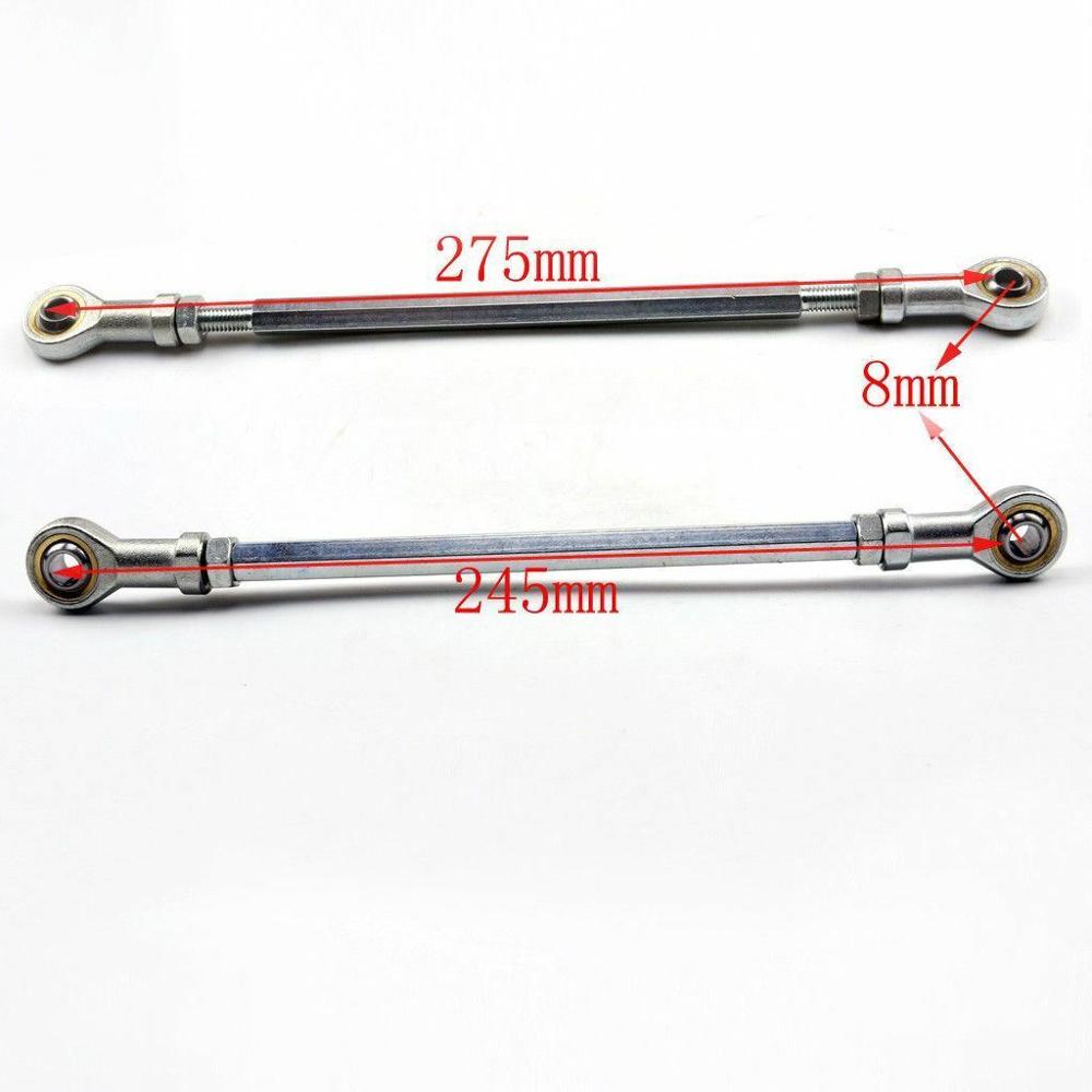 1x Shift Rod Linkage Swivel Rod Ends Controls Sportster Adjustable Length