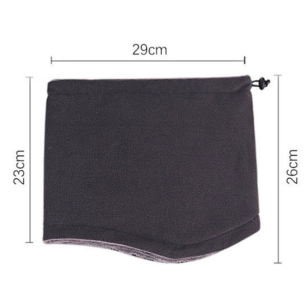 Winter Neck Warmer Thermal Fleece Motorcycle Thick Tube Gaiter Face Scarf Windproof Men Women Bandana Cycling Outdoor Headband